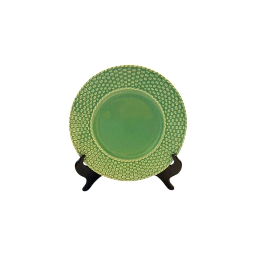Vintage Bordallo Pinheiro Celebration Green Salad Plate Portugal